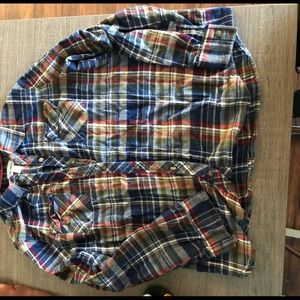 Multicolored flannel